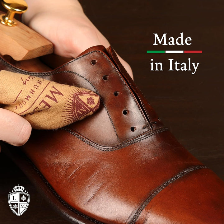 Langer & Messmer Poliertücher für Glattleder aus 100% Baumwolle im praktischen Set - Das Schuhputztu