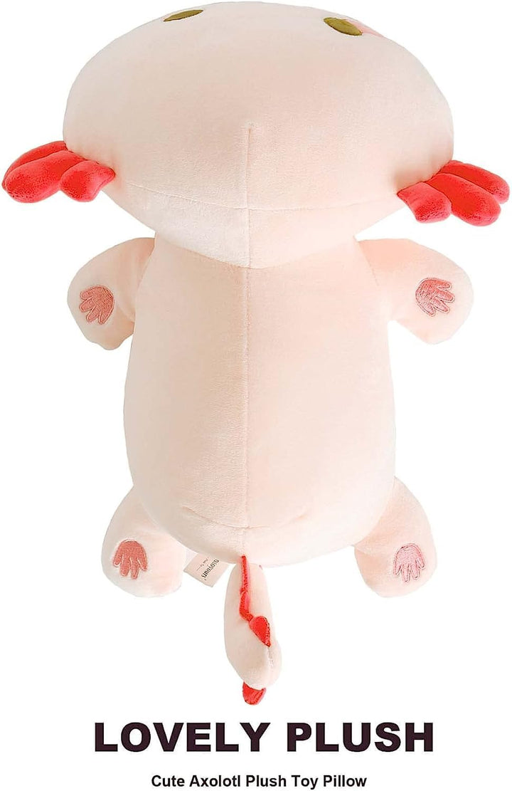 shownicer Plüschtier Axolotl Stofftier Kawaii Salamander Plüsch, Axolotl Kuscheltier Plüschkissen Sp