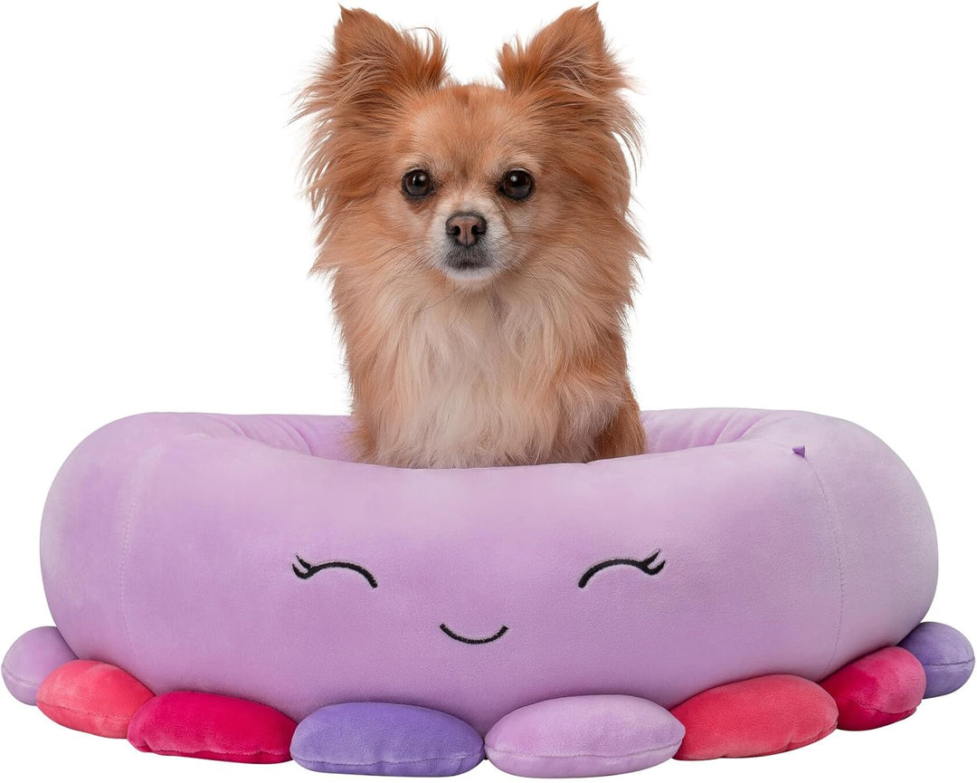 Squishmallows JPT0086 - Beula der Oktopus Tierbett 50 cm, offizielles Jazwares Plüsch, superweiches