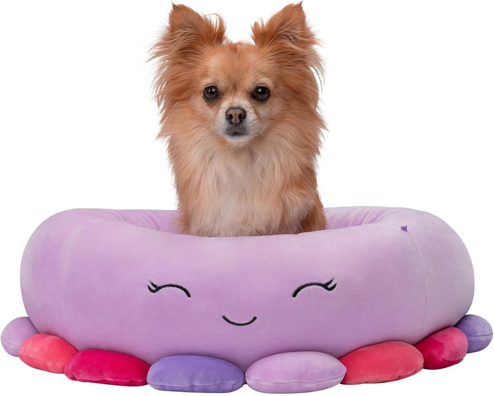Squishmallows JPT0086 - Beula der Oktopus Tierbett 50 cm, offizielles Jazwares Plüsch, superweiches