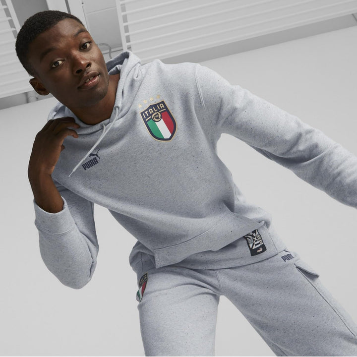 PUMA Italien ftblCulture Hoody Unisex XL Graublau, XL Graublau