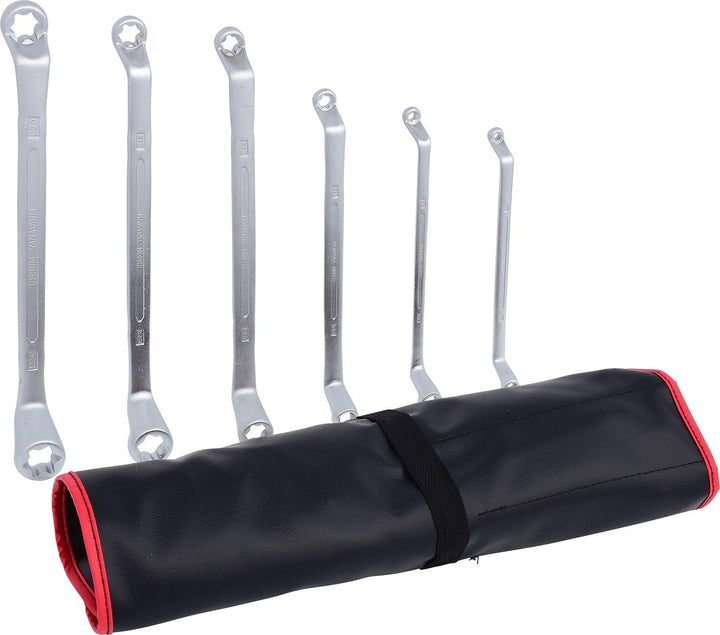 KS Tools 911.0360 CLASSIC Doppel-Ringschlüssel-Satz TX-E, gekröpft, 6-tlg.