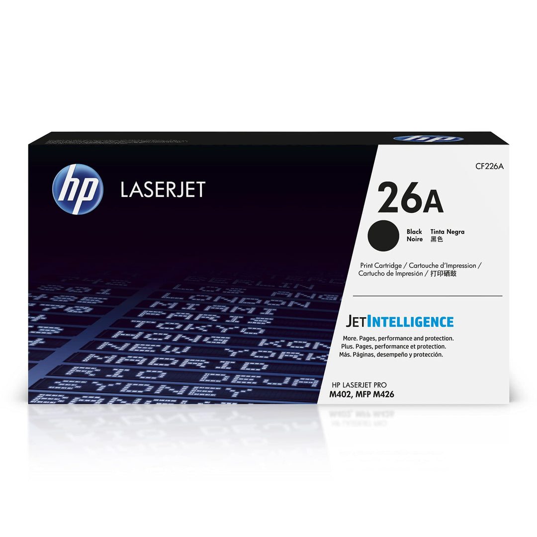 HP 26A (CF226A) Schwarz Original Toner für HP Laserjet Pro M402, HP Laserjet Pro M426 Standard Singl