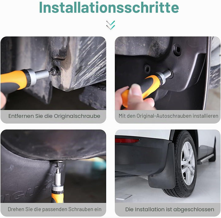 [4 Stück] GAFAT Tesla Model 3 2017-2022 2023 Schmutzfänger, Kotflügel, Spritzschutz Auto, Kunststoff