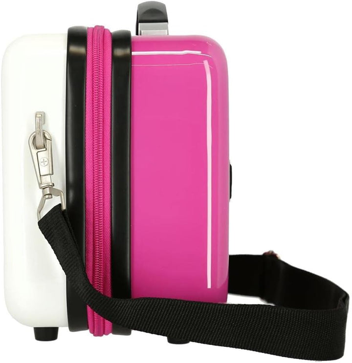 Enso Daisy Kulturbeutel, anpassbar, mit Umhängetasche, 29 x 21 x 15 cm Makeup Tasche Weiss, Makeup T