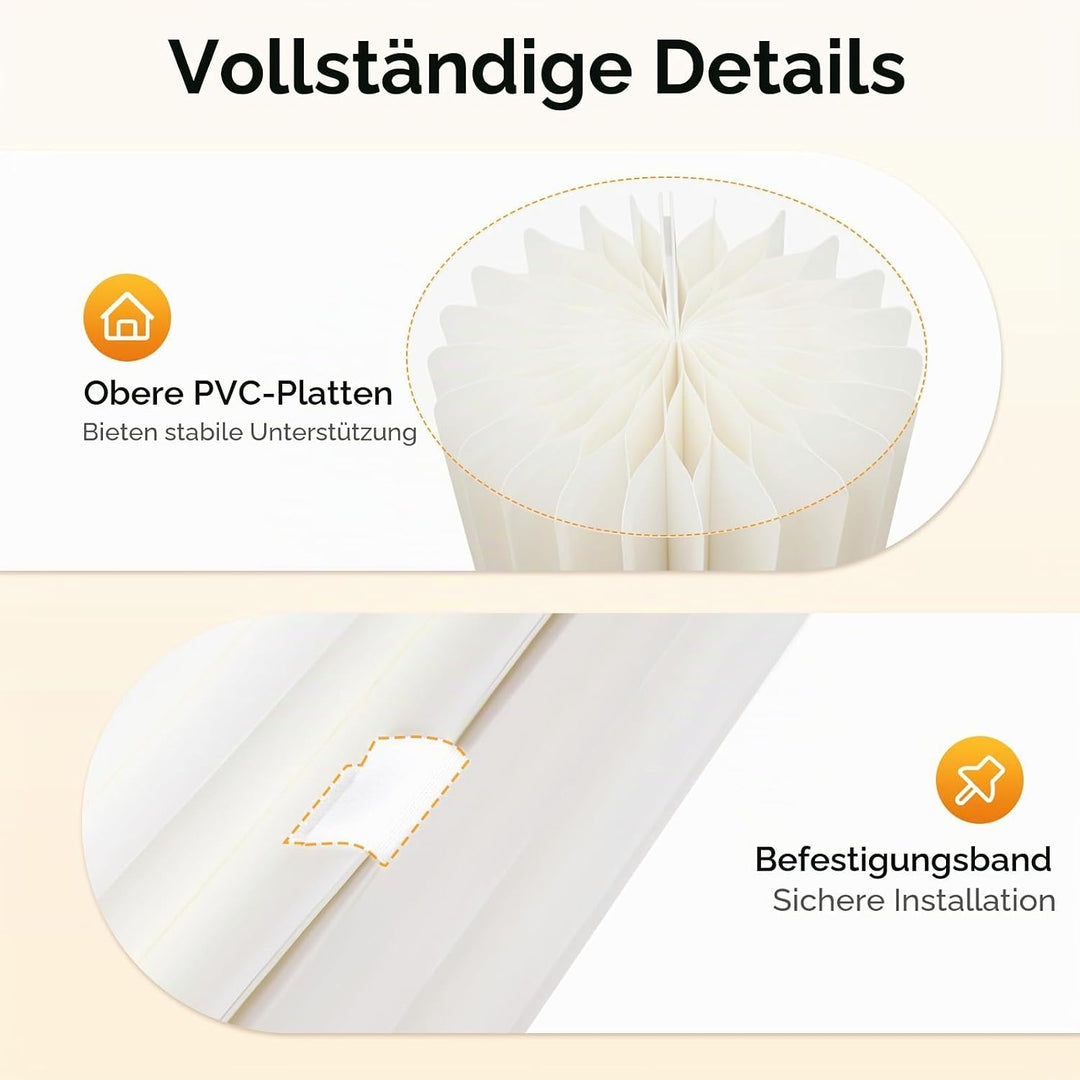 3 Stück Hochzeit Karton Blumensäule Vasen, Blumenständer Dekosäule Faltbarer Deko Säulen mit PVC-Pla