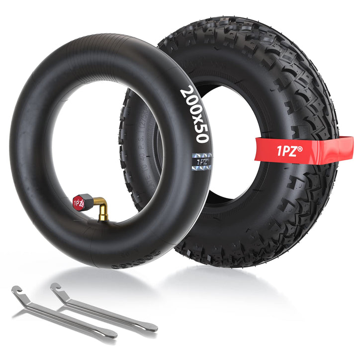 1PZ 2MN-7JW 200x50 Reifen und Schlauch Ersatz für Razor E100 E150 E200 Dune Buggy Schwinn ePunk Elek