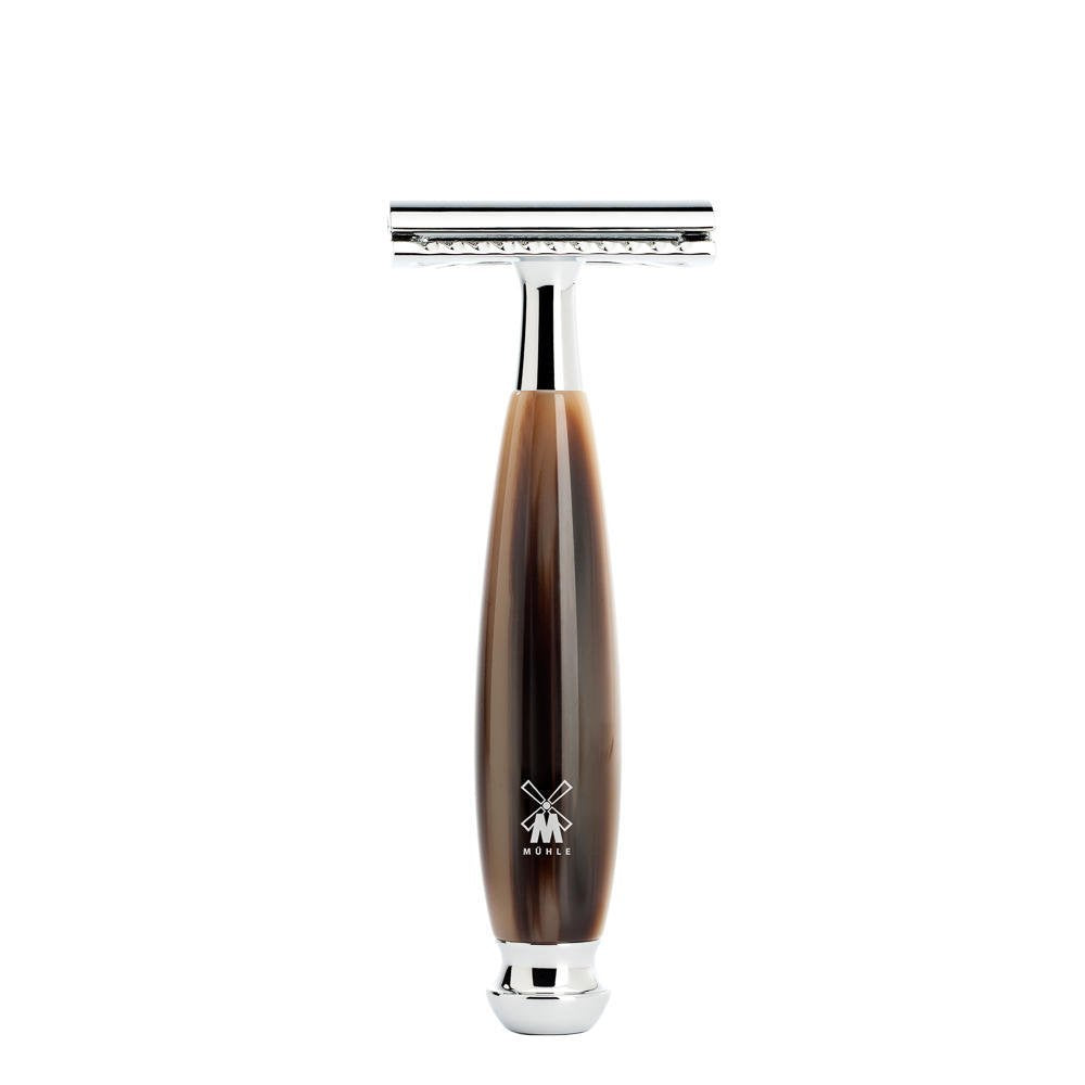 MÜHLE Rasierhobel - Vivo Serie - Edelharz hornbraun