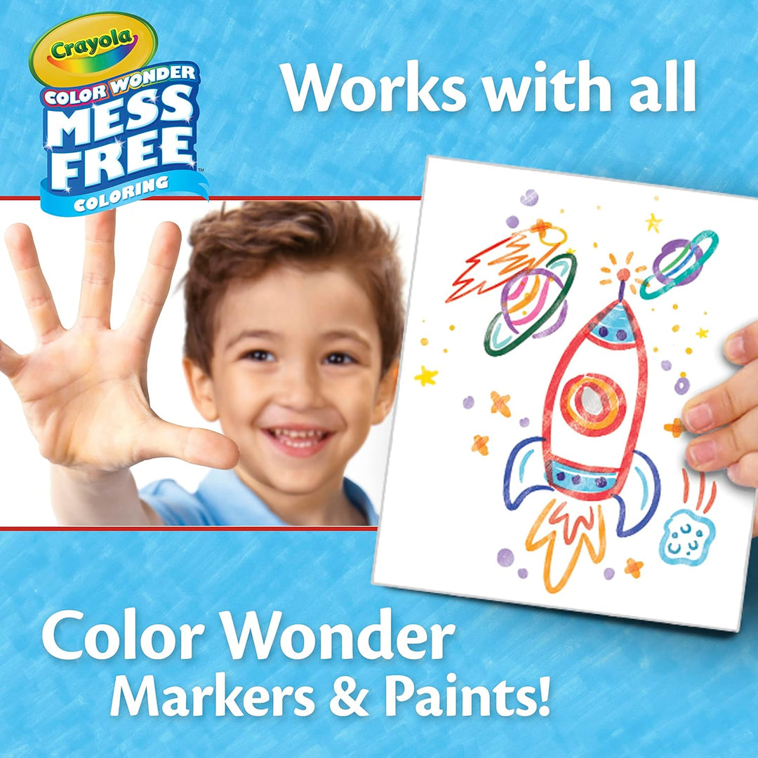 Crayola Color Wonder Mess Free Coloring, Blanko-Malseiten, 50 Stück, bedruckbares Nachfüll-Set