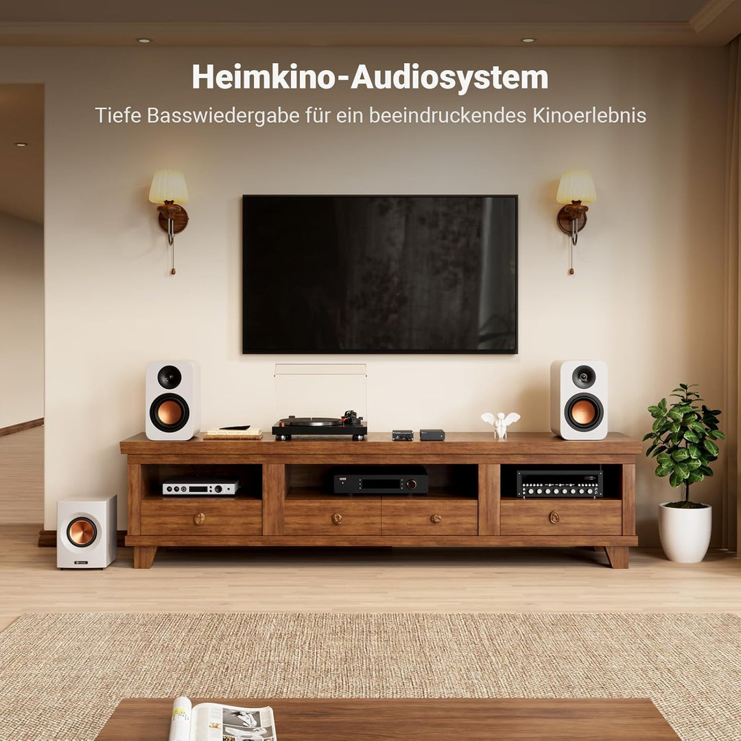 Fosi Audio TP-02 Subwoofer Verstärker 220Watt, Subwoofer Amplifier Home Sub Bass Power Verstärker, T