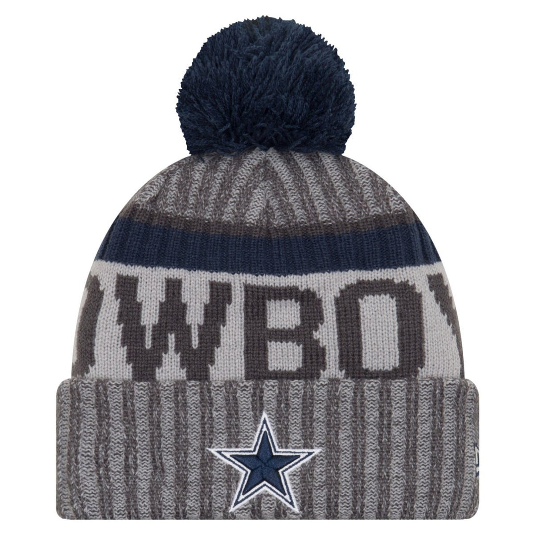 New Era NFL Sideline 2017 Bobble Mütze - Dallas Cowboys