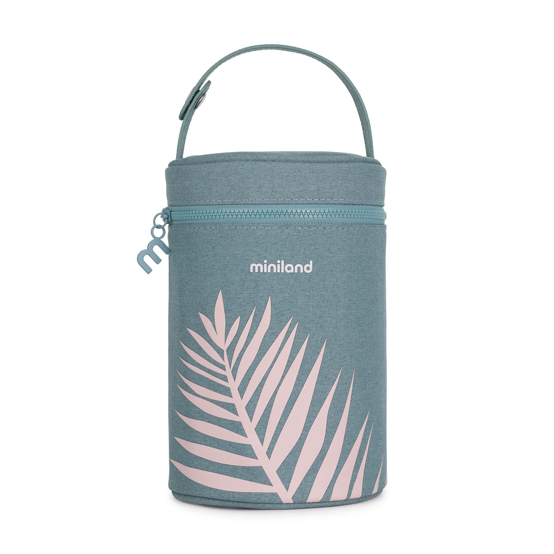 Miniland, THERMIBAG PALMS 700ML, Isoliertasche für Babyflaschen und Isolierkannen, 89481