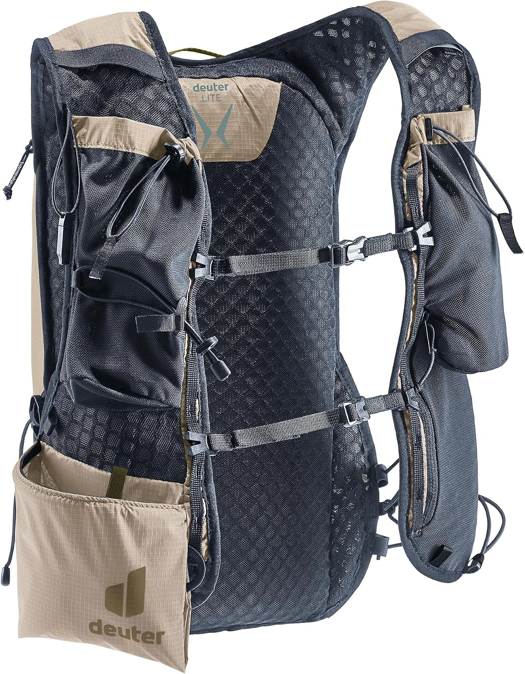 deuter Ascender Trailrunning Rucksack Alu 7 L (44 x 23 x 12 cm), Alu 7 L (44 x 23 x 12 cm)