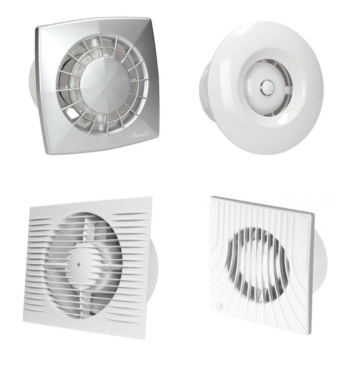 Awenta Armar Trading LTD Badlüfter Raumentlüfter Ventilator 100mm Nachlauf Wandventilator Lüfter, We