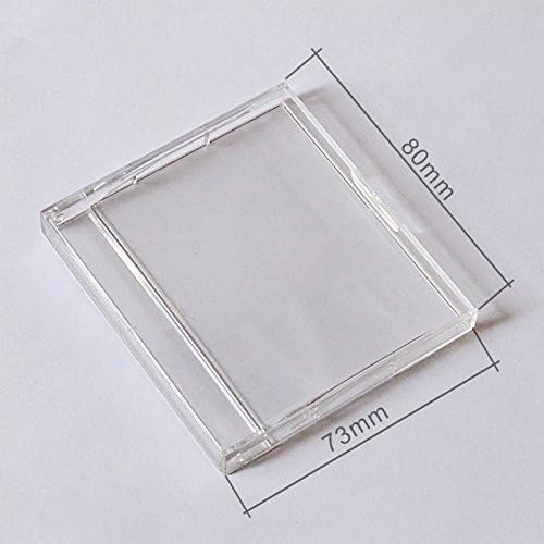 MiniDisc Case, 20 Stück, Transparent, Kunststoff, 64mm x 74mm