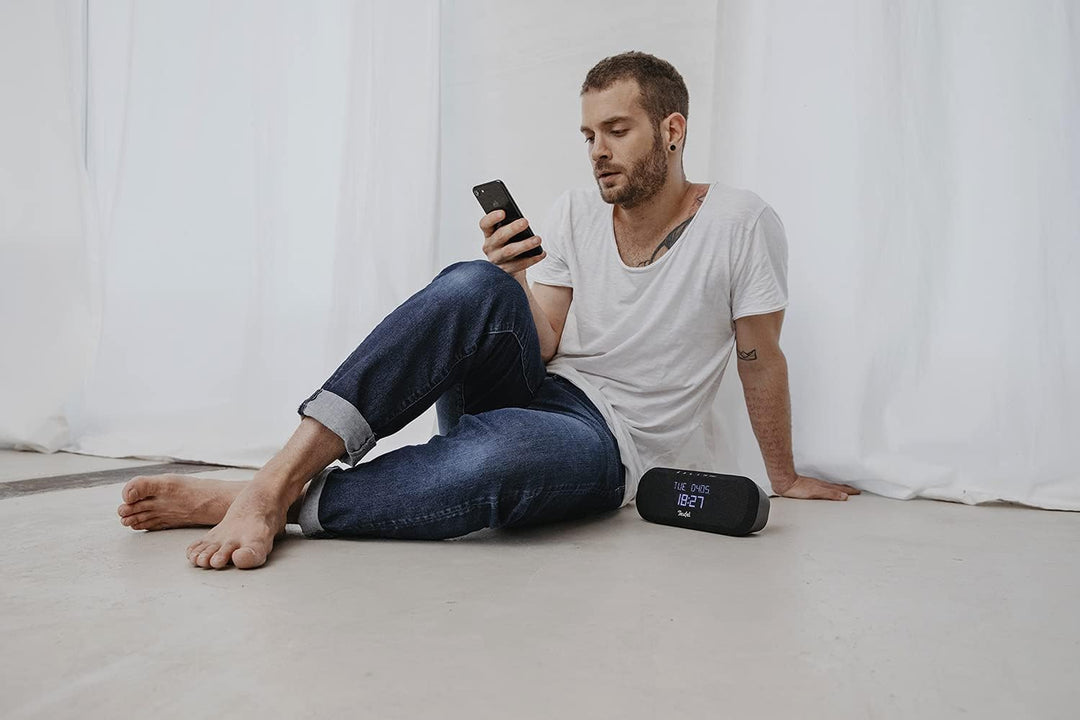 Teufel Radio ONE HiFi-Wecker - Bluetooth Lautsprecher mit DAB+/FM-Radio, Weck-Funktionen, Sleeptimer