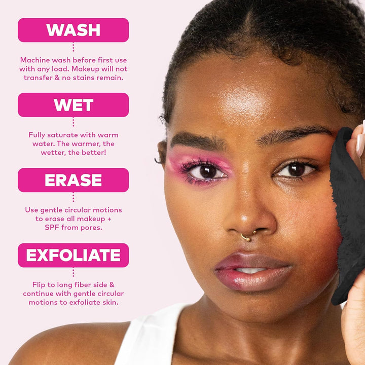 MakeUp Eraser, 7-Tage-Set, entfernt sämtliches Make-up nur mit Wasser, einschliesslich wasserfester