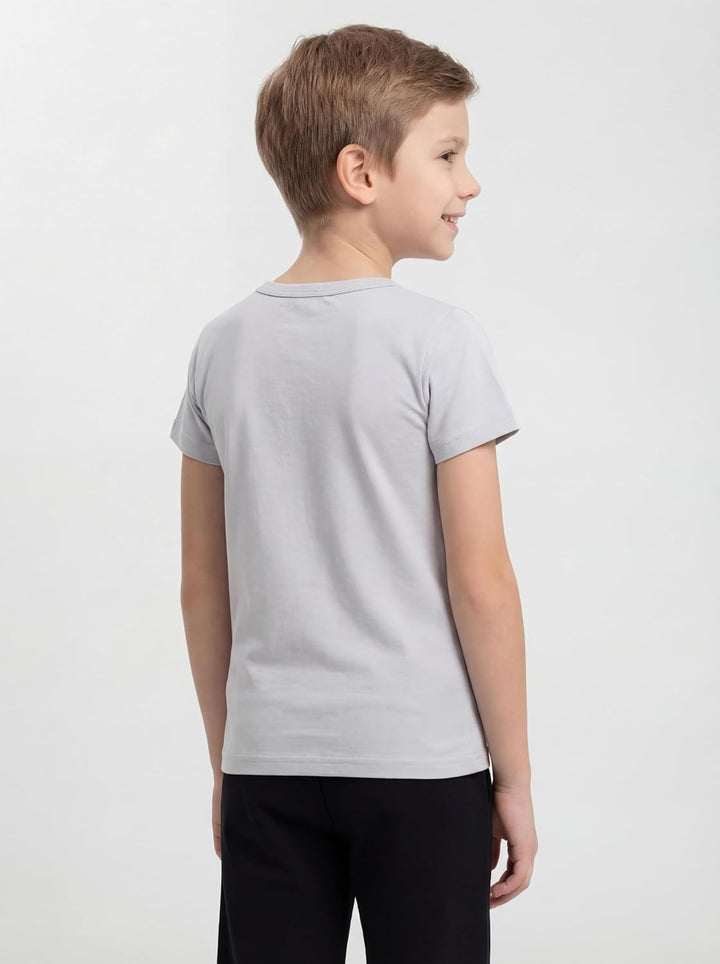 TupTam Unterhemden Jungen – 5er Pack Kurzarm Kinder Unterhemden, Baumwolle, Bequem &amp; Atmungsaktiv 12