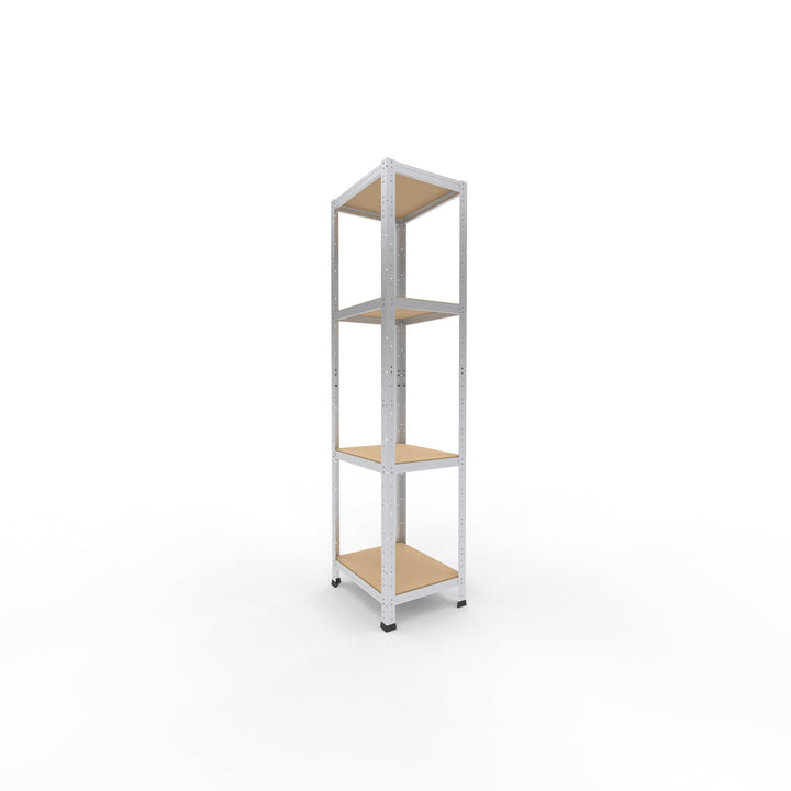 shelfplaza® 180x40x50cm Home Schwerlastregal verzinkt/Metallregal mit 4 Böden/Kellerregal Metall, Ga