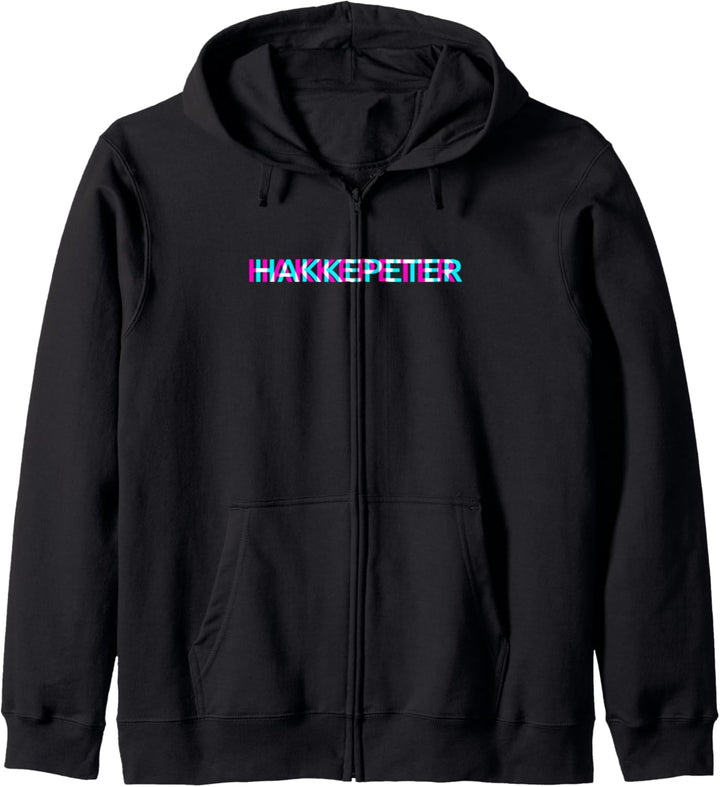 HAKKEPETER - Hardcore Gabber Hardtekk Geschenk Kapuzenjacke