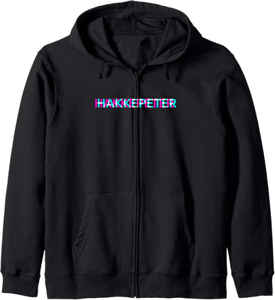 HAKKEPETER - Hardcore Gabber Hardtekk Geschenk Kapuzenjacke
