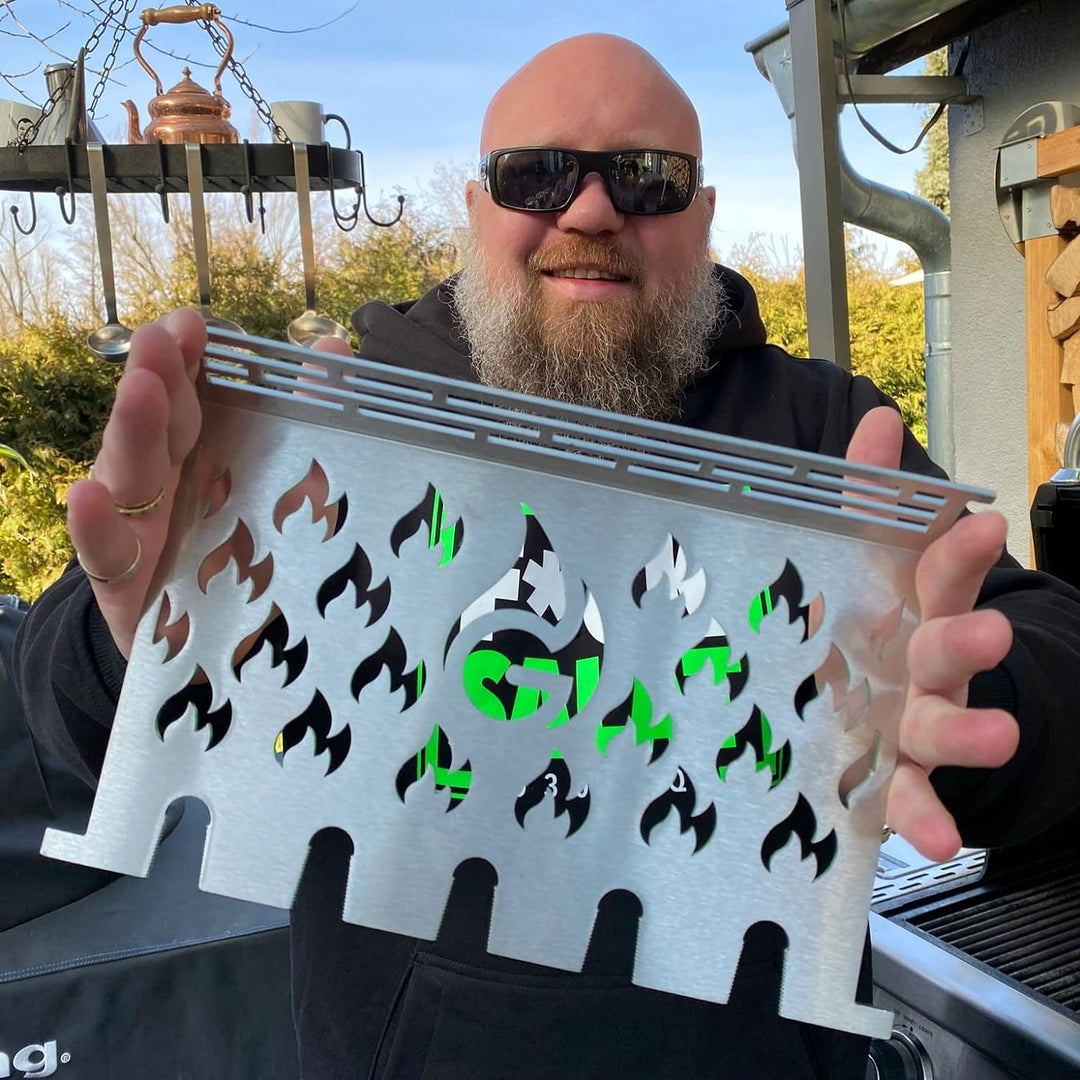 Grillrost.com Das Original Edelstahl Multistation | Warmhalterost für Broil King Imperial 690 / 690X