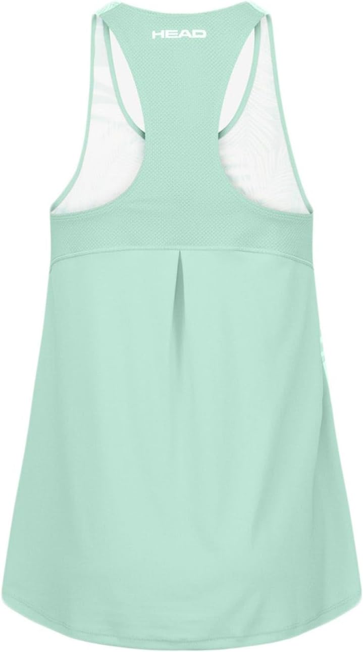 HEAD Damen Agility Tech Tank Top XS Pastellgrün/Print, XS Pastellgrün/Print