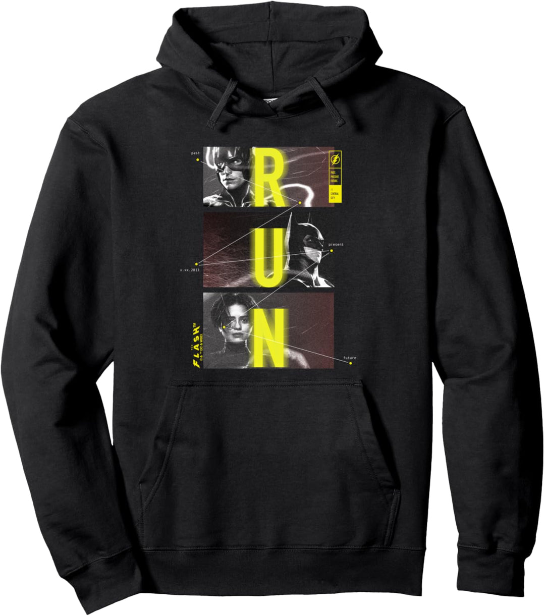 The Flash Movie Batman Supergirl Run Pullover Hoodie