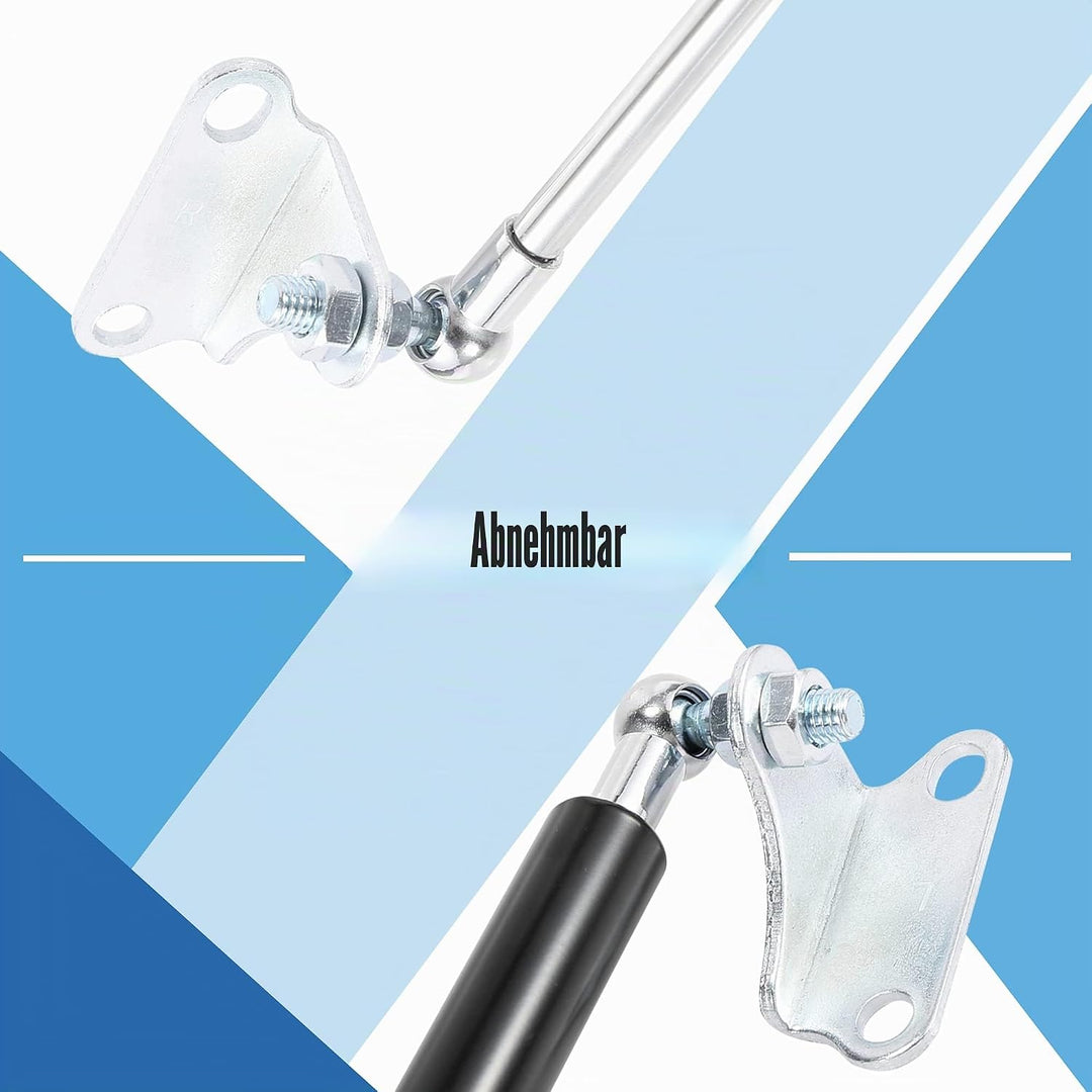 X AUTOHAUX 2 stk. Universal Gasdruckfeder 445N/100Lbs Gasdämpfer Gasdruckdämpfer Kompressionsfeder S