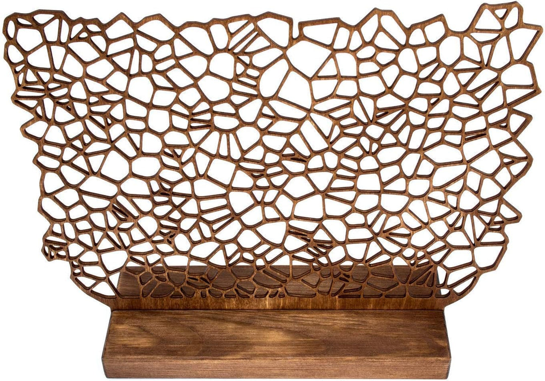 Ohrringhalter aus Holz - Handgemachte Aufbewahrung für Ohrringe mit einzigartigem Design - Umweltfre