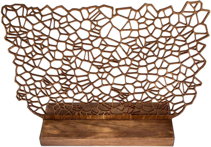Ohrringhalter aus Holz - Handgemachte Aufbewahrung für Ohrringe mit einzigartigem Design - Umweltfre