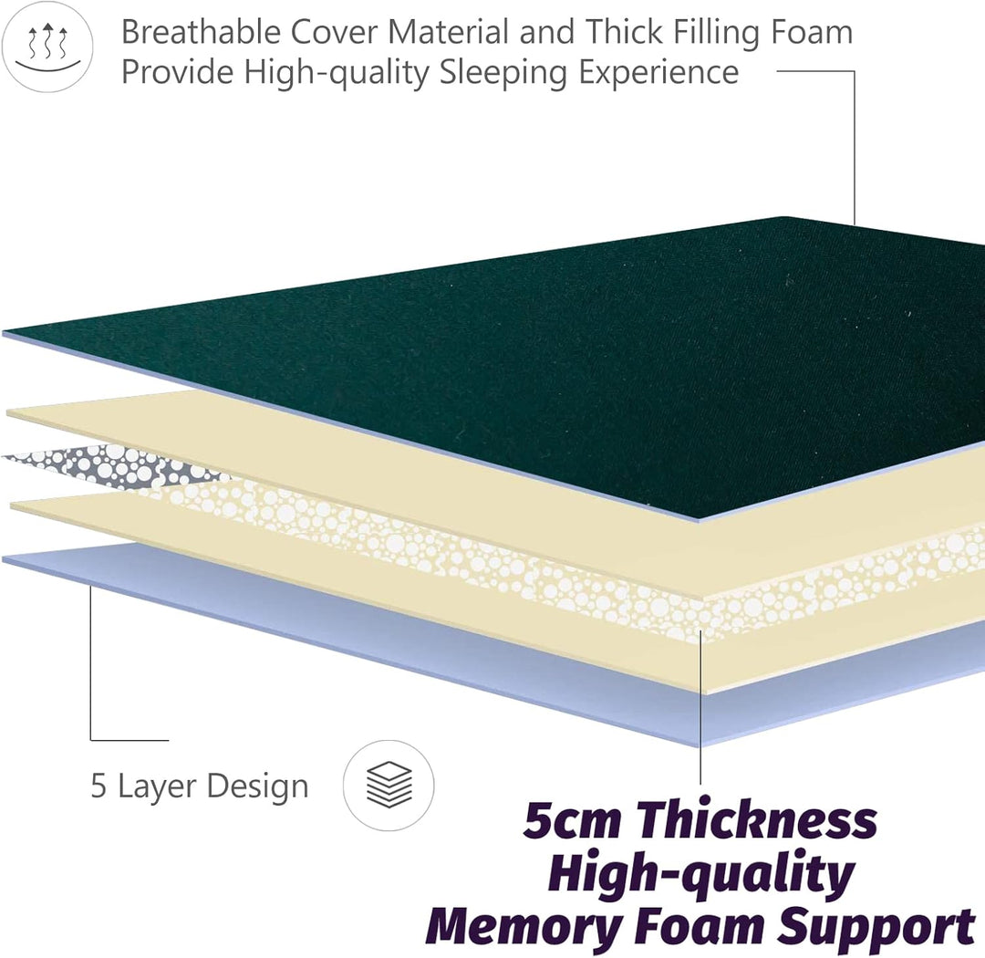 MAXYOYO Klappmatratze Futon Matratze Bodenmatratze Gepolsterte Japanische Tatami Gesteppte Bett, Dic