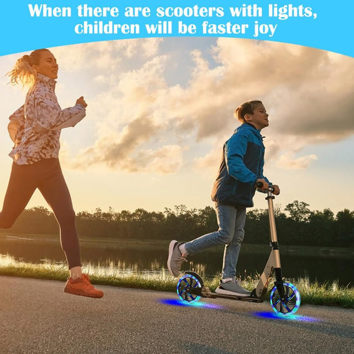 2 Stück 200mm Ersatzräder, Scooter Rollen, Anti-Rutsch Roller Räder, City ScooterRollen für Roller u