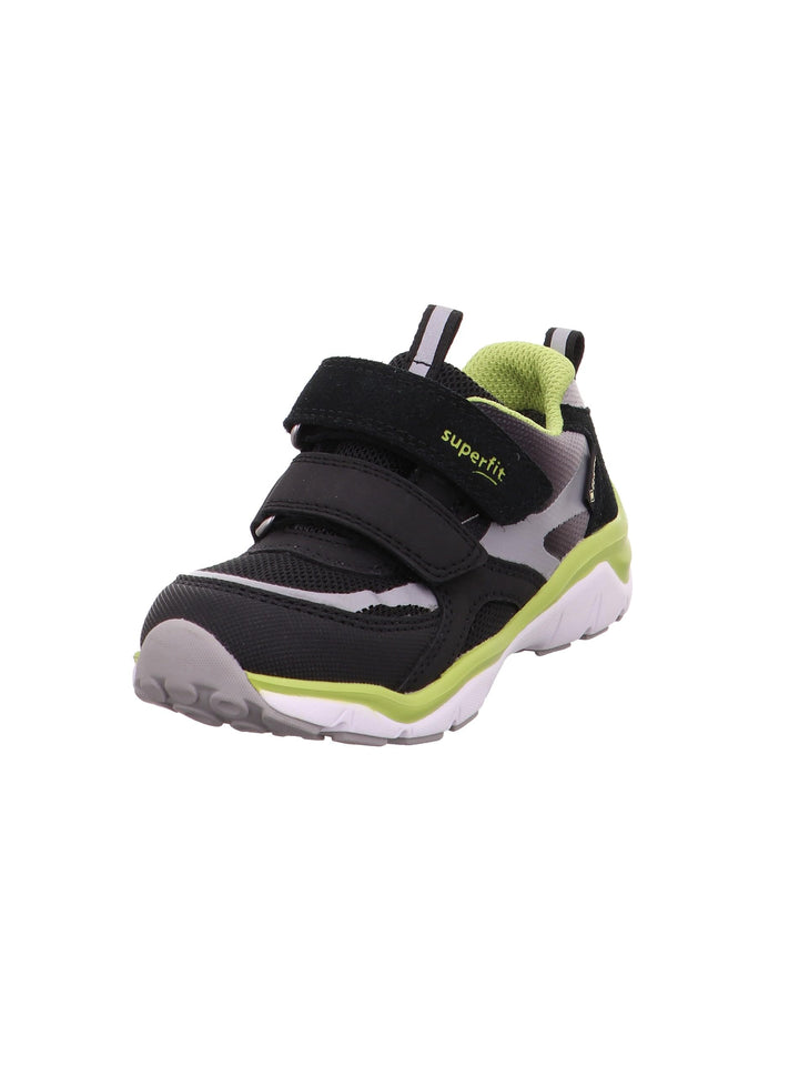 Superfit Jungen Sport5 Gore-tex Sneaker 23 EU Weit Schwarz Hellgrün 0000, 23 EU Weit Schwarz Hellgr&amp;