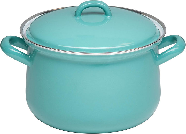 Riess, 0607-110, Fleischtopf mit Deckel 18cm, 2.5L, Classic - Sonderedition Nature Green MEDIUM, Ema