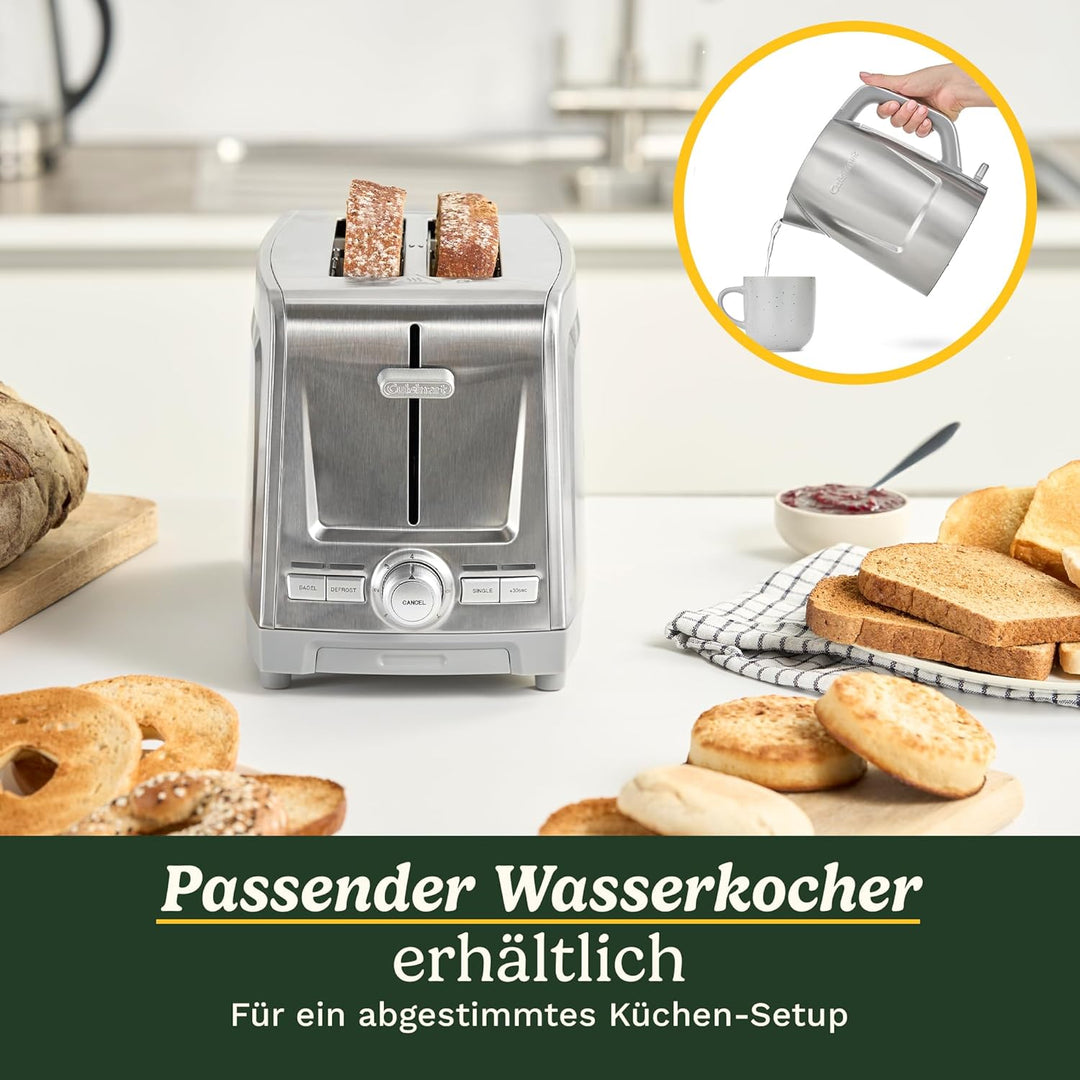 Core Collection 2 Slice Metal Toaster 2 Scheiben (CC) Edelstahl, 2 Scheiben (CC) Edelstahl