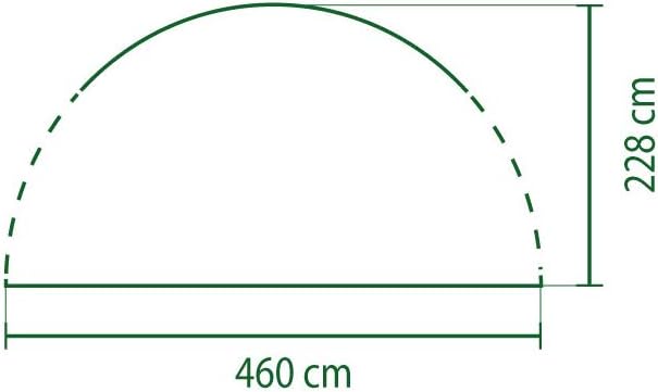 Seitenwand für Coleman Event Shelter XL und Event Shelter Pro XL 4,5 x 4,5 m, Pavillon Seitenteil mi