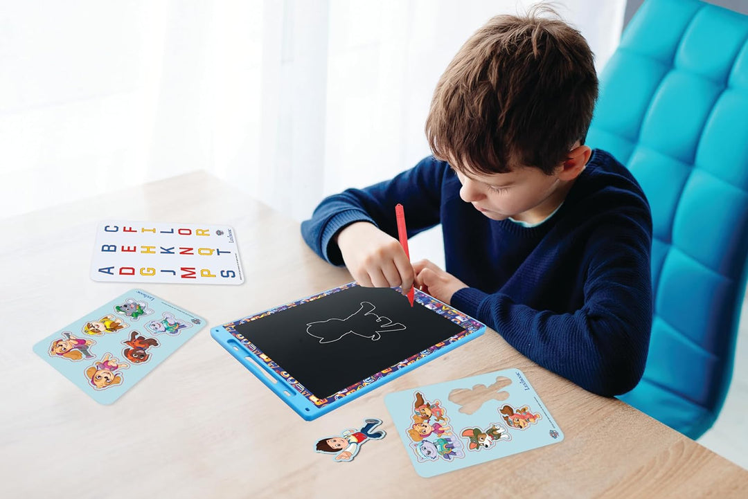 Lexibook, Paw Patrol Magic Slate, Kunst- und Bastelspielzeug für Mädchen und Jungen, A4-Format mit m