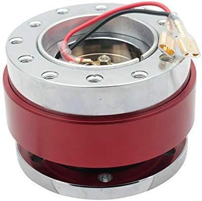 TOTMOX Universal-Autolenkrad-Schnellspanner-Nabenadapter-Kit rot, rot