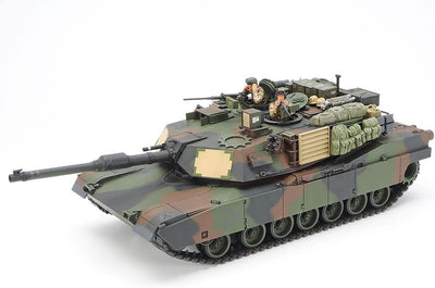 TAMIYA 300035269 300035269-1:35 US Kampfpanzer M1A2 Abrams Iraqi Freedom (2),originalgetreue Nachbil