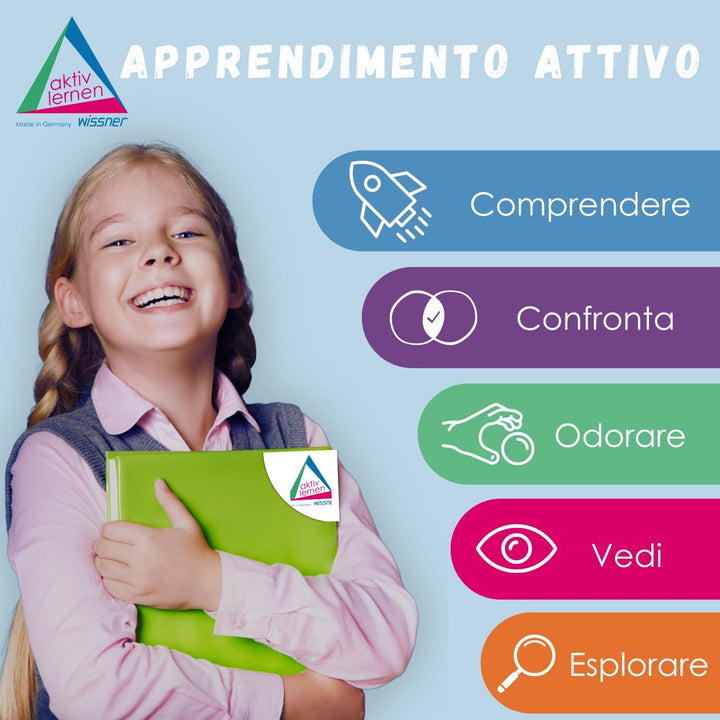 Wissner aktiv Lernen - Steckgewichtswürfel in 10 Farben (1000 Stück) - RE-Plastic®