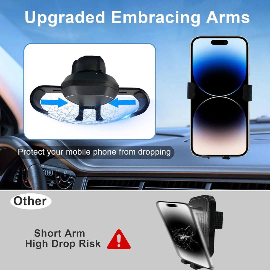 MICMXMO Handyhalterung für Audi A1 8X 2010-2018, Kfz-Handyladestationen Handy Halter Gravity Auto Lo