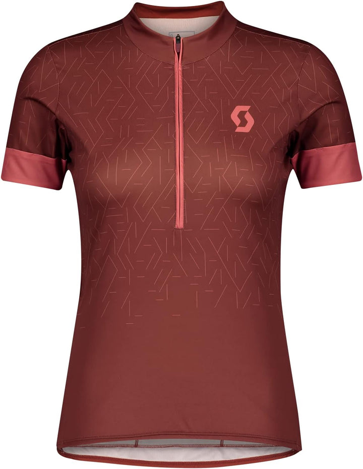Scott Sports AG SCO Shirt W's Endurance 20 s/sl XS Rust Red/Brick Red, XS Rust Red/Brick Red