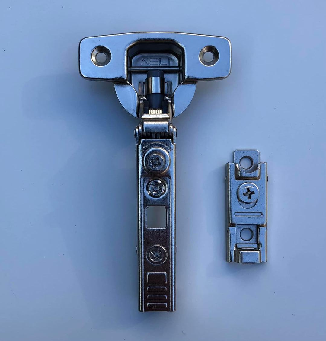 NELI 8er-Set Scharniere mit Softclose (neu) passend für Metod (wie UTRUSTA Scharniere) mit 8 Scharni