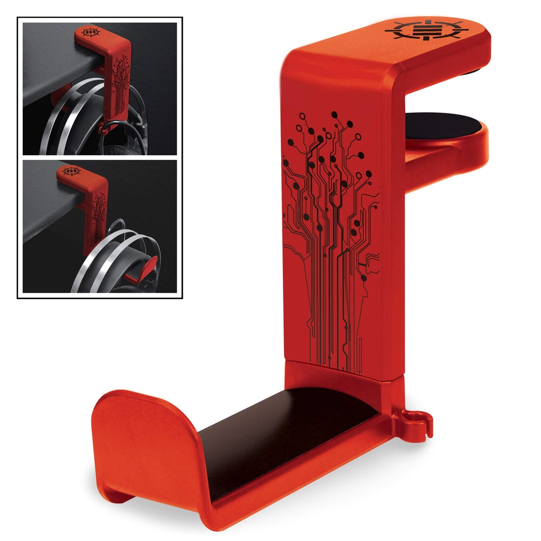 ENHANCE PC Gaming Headset Kopfhörer Halterung Hanger Mount Kopfhörer Stand mit verstellbaren & Schwe