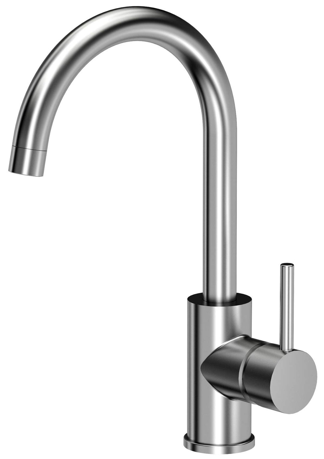 VBChome Inox Spültischarmatur Inox Silber Edelstahl 360°drehbar U- Form Küche Wasserhahn Küchenarmat