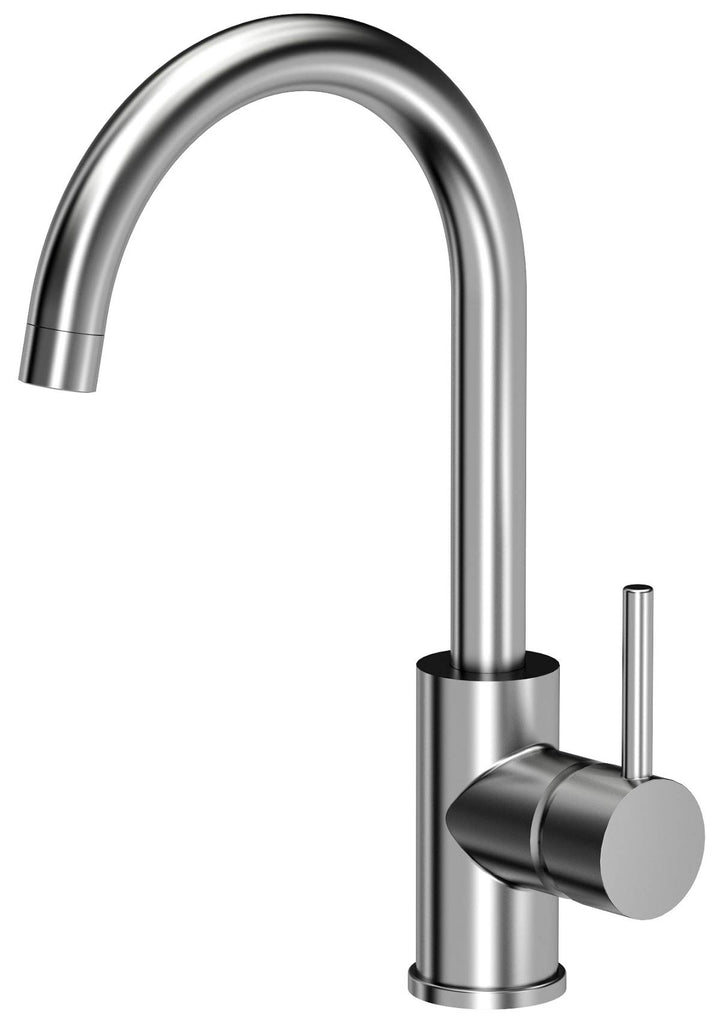 VBChome Inox Spültischarmatur Inox Silber Edelstahl 360°drehbar U- Form Küche Wasserhahn Küchenarmat