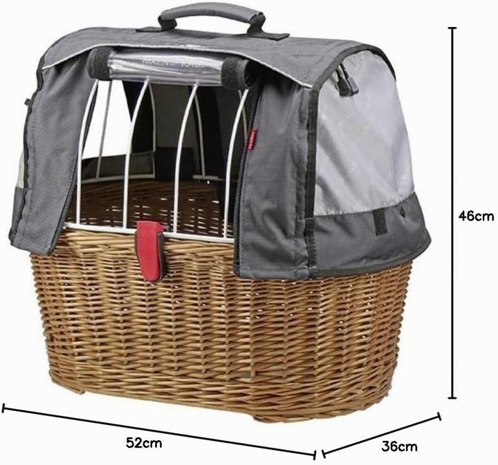 KLICKfix Fahrradtasche DOGGY BASKET PLUS FIX, schwarz, M, 0399FH