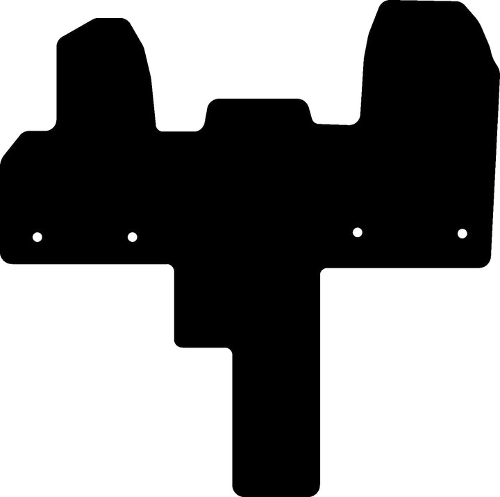 Fussmatten passend für Ford Transit 2019-2026 Passend zur Ausführung: Wohnmobil | Automatik | Herköm