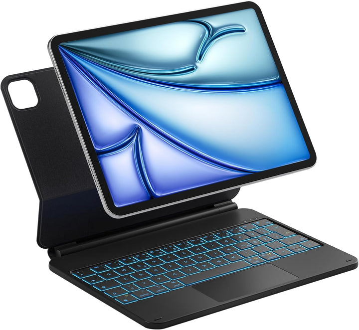 Inateck Magnetische Tastatur hülle für iPad Air 11 Zoll 2024 (M2), iPad Air 5/4 Gen 2022,Magic Keybo
